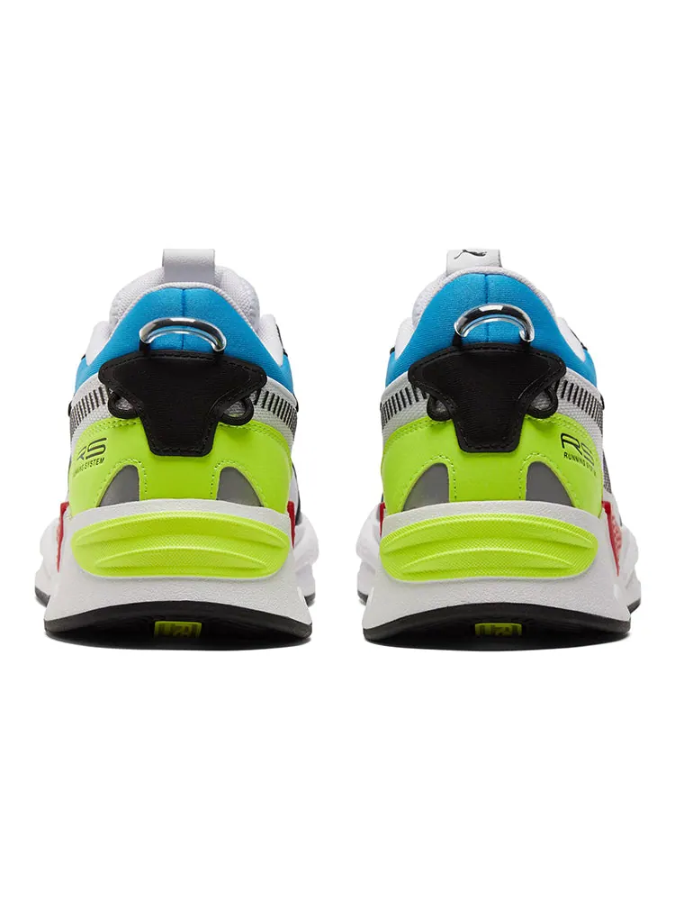 Спортивные кроссовки PUMA Unisex Rs-Z Core Sneakers White/Black/Yellow — изображение 5 из 5, красный