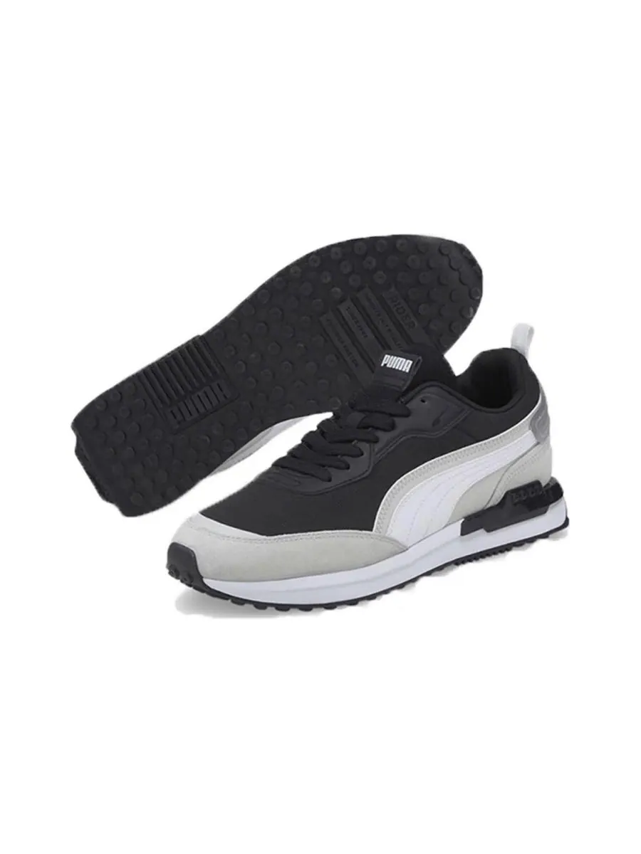 Кроссовки PUMA City Rider Gradient Lace Up 'Black Grey' — изображение 4 из 4, черный