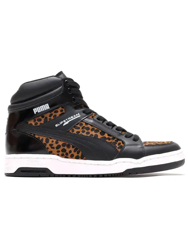 Кроссовки slipstream mid mij leopard atm 'black brown white' Puma — изображение 2 из 4, черный/коричневый/белый