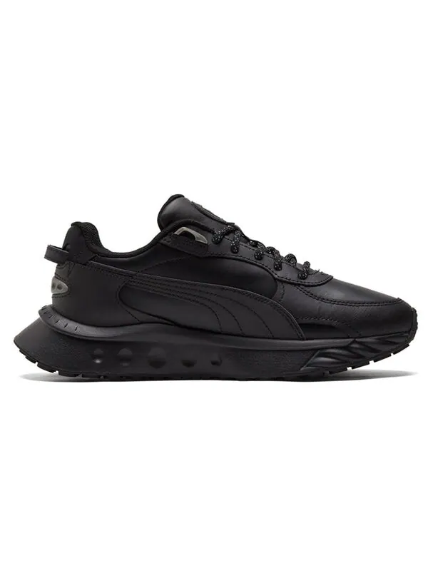 Кроссовки PUMA Wild Rider Reflective Black Running Shoes Black — изображение 2 из 4, черный