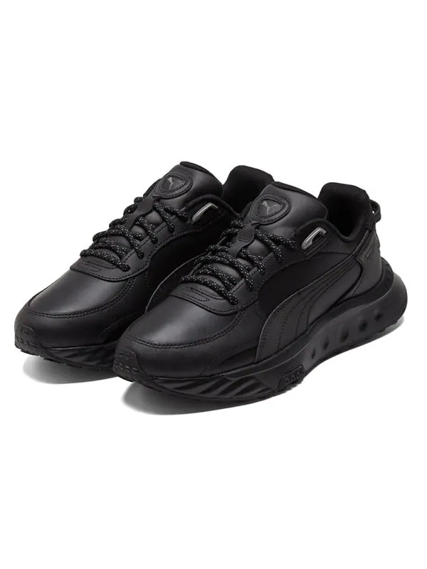 Кроссовки PUMA Wild Rider Reflective Black Running Shoes Black — изображение 3 из 4, черный
