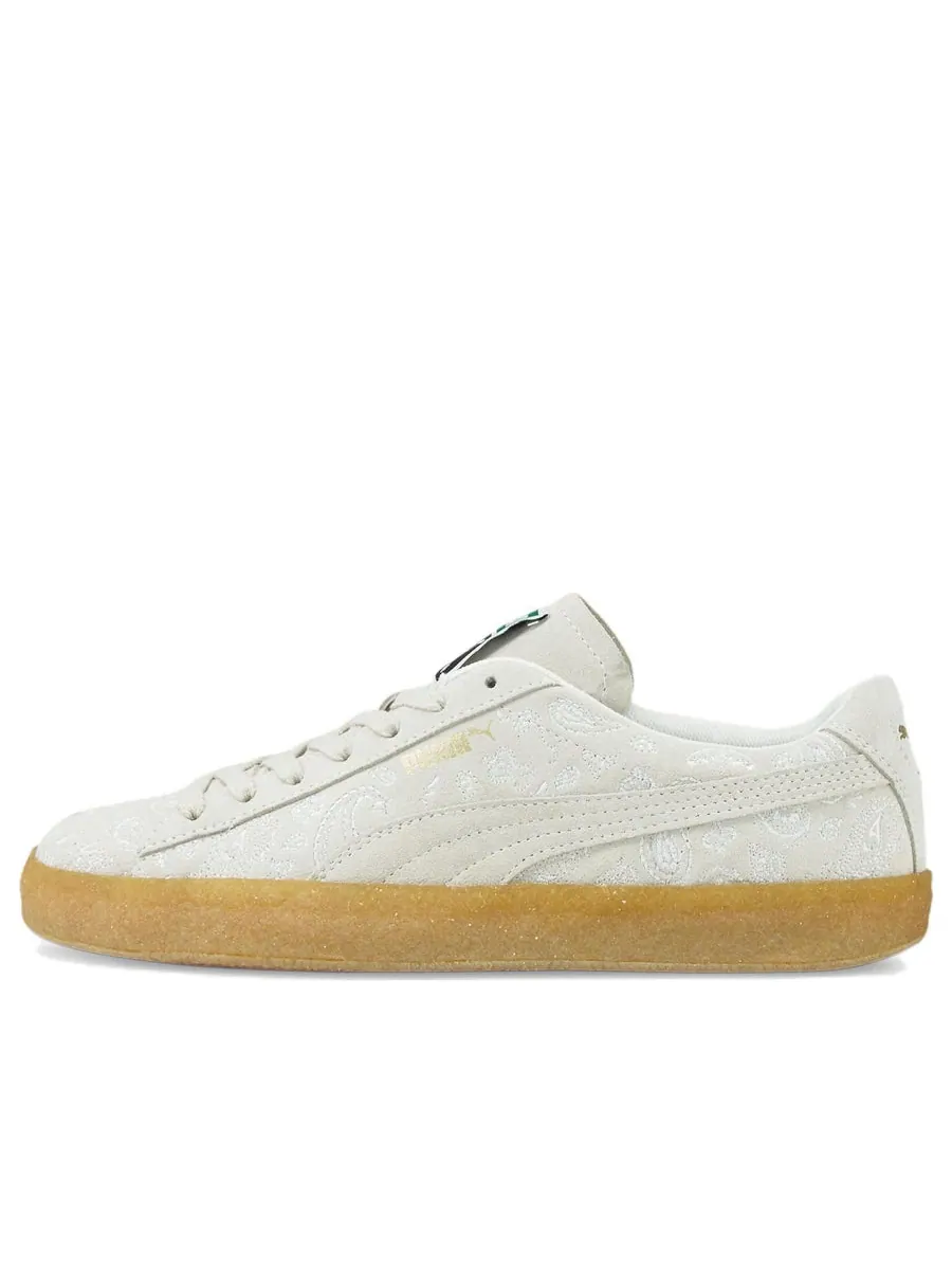 Кеды PUMA Suede Crepe Embroidery 'Gray Brown' — изображение 1 из 6, серый