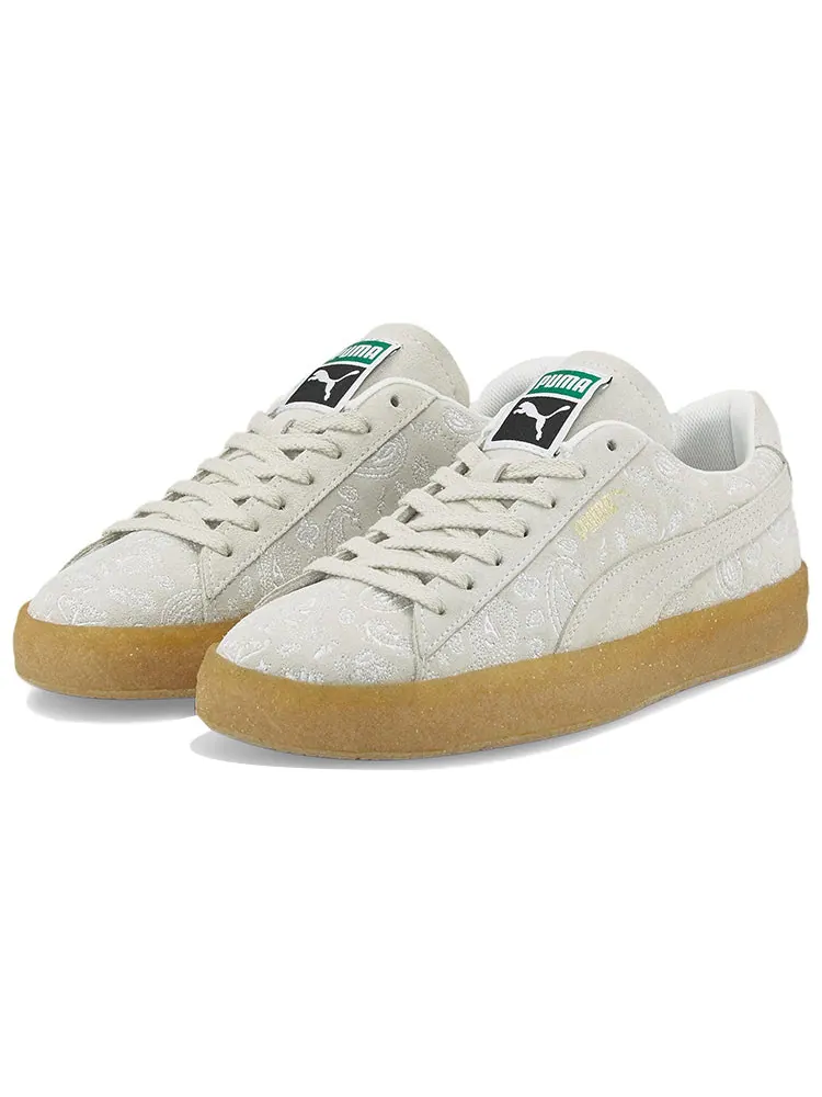 Кеды PUMA Suede Crepe Embroidery 'Gray Brown' — изображение 3 из 6, серый