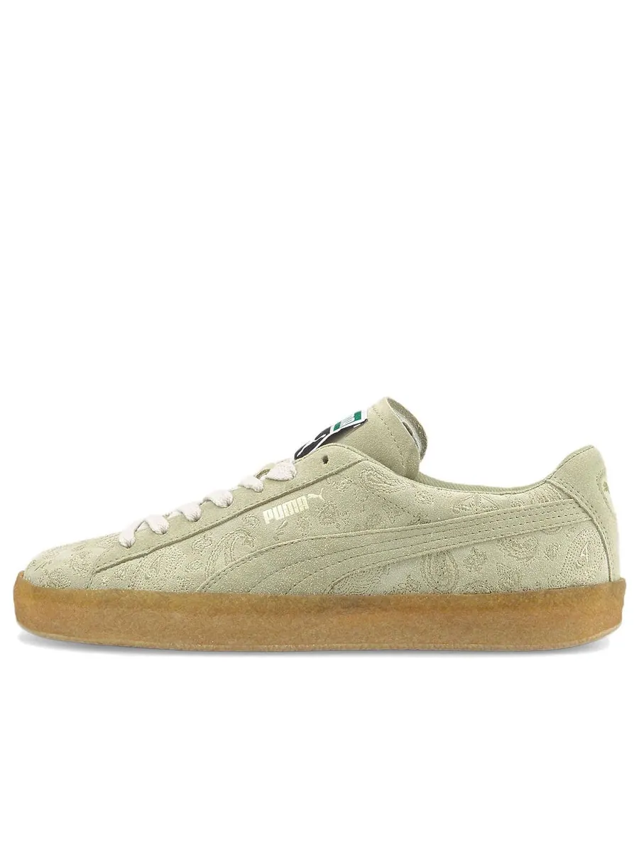 Кеды PUMA Suede Crepe Embroidery 'Green Brown' — изображение 1 из 6, зеленый