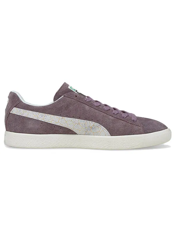 Кроссовки suede vintage made in japan 'kintsugi - quail' Puma — изображение 2 из 4, белый/фиолетовый