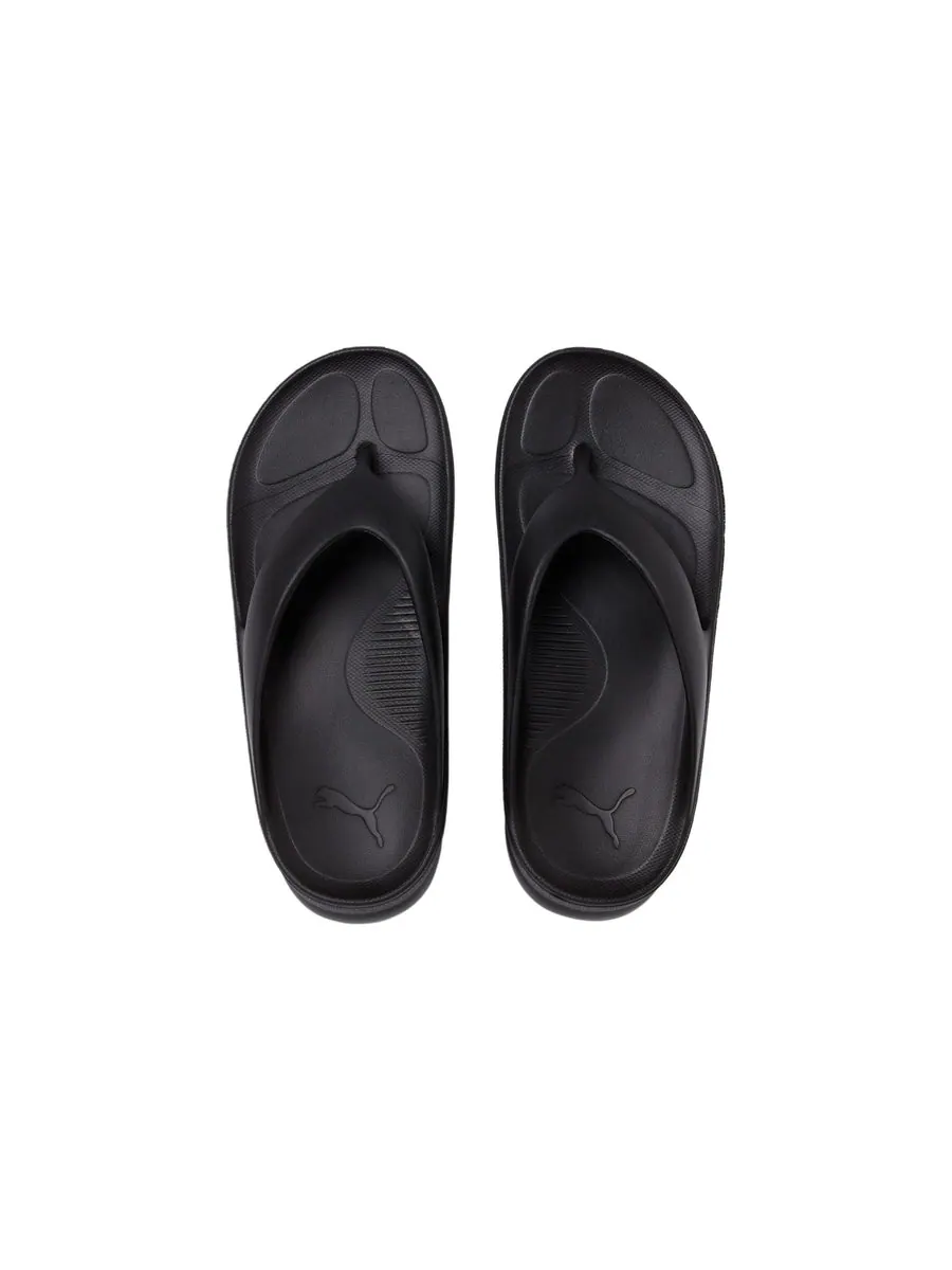Шлепанцы PUMA Wave Flip Sandal 'Black' — изображение 3 из 5, черный