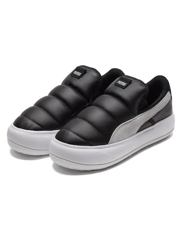 Кроссовки suede mayu slip-on shoes black/white Puma — изображение 3 из 4, черный/белый