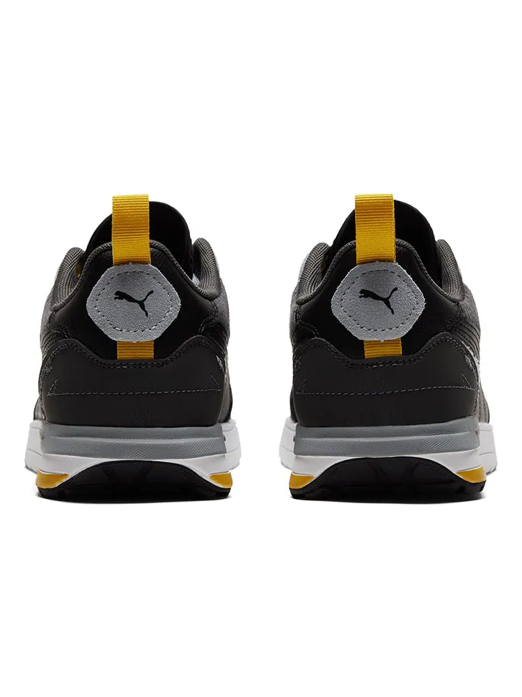 Спортивные кроссовки PUMA Unisex R22 Casual Shoes Black/Gray — изображение 5 из 5, черный
