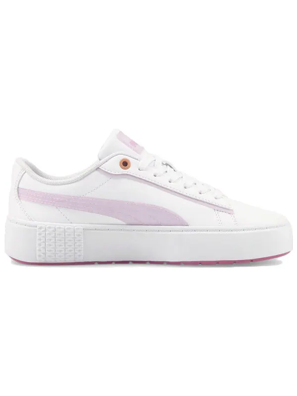 Кроссовки smash platform v2 'candy - white lavender fog' Puma — изображение 2 из 4, белый/розовый