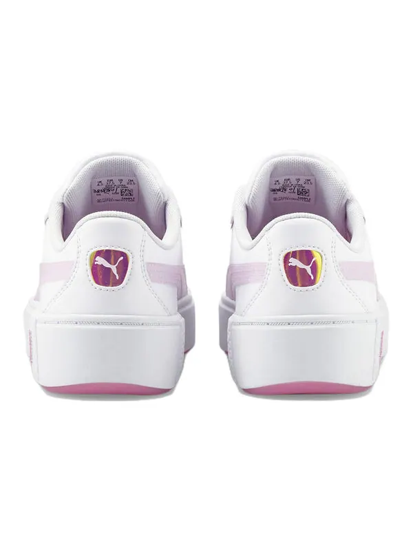 Кроссовки smash platform v2 'candy - white lavender fog' Puma — изображение 4 из 4, белый/розовый