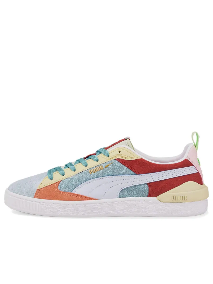 Кеды PUMA Suede Block Wt Foam Strip 2 'Blue Red White' — изображение 1 из 5, белый
