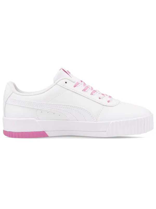Кроссовки carina logomania kadin sneakers white/red/pink Puma — изображение 2 из 4, белый/розовый/красный