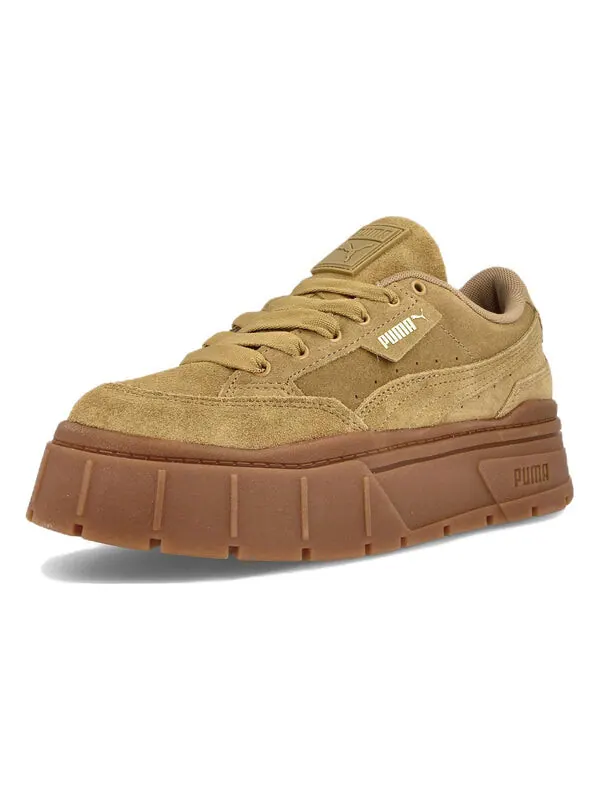 Кроссовки mayze stack suede 'brown gold' Puma — изображение 3 из 4, коричневый
