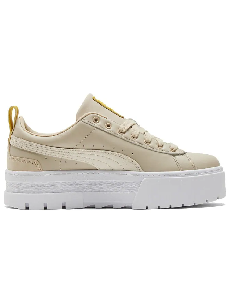 Кеды (WMNS) PUMA Mayze Luxe 'Putty' — изображение 2 из 6, бежевый