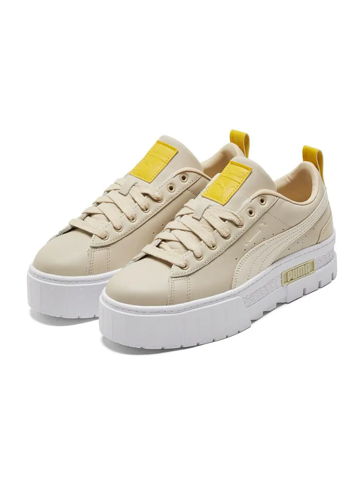 Кеды (WMNS) PUMA Mayze Luxe 'Putty' — изображение 3 из 6, бежевый