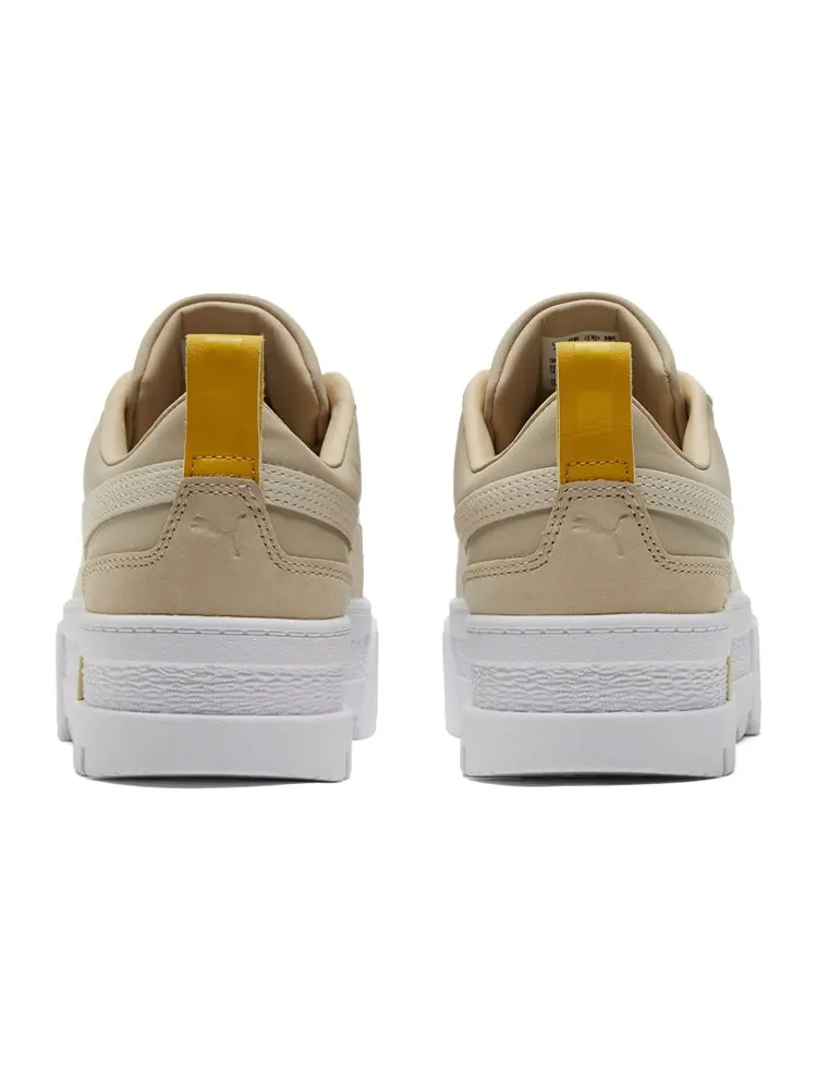 Кеды (WMNS) PUMA Mayze Luxe 'Putty' — изображение 5 из 6, бежевый