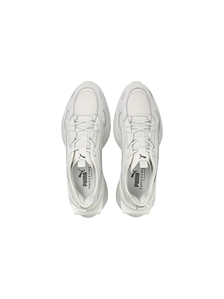 Спортивные кроссовки PUMA Pwrframe Op-1 Lth Athleisure Casual Sports Shoe Unisex Gray — изображение 4 из 5, серый