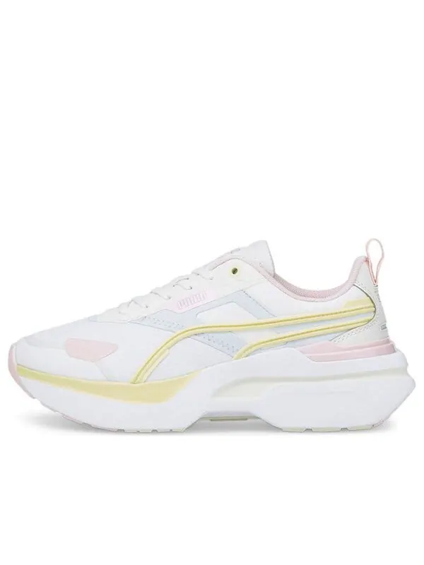 Кроссовки kosmo rider pastel 'white arctic ice' Puma — изображение 1 из 4, белый/желтый/розовый