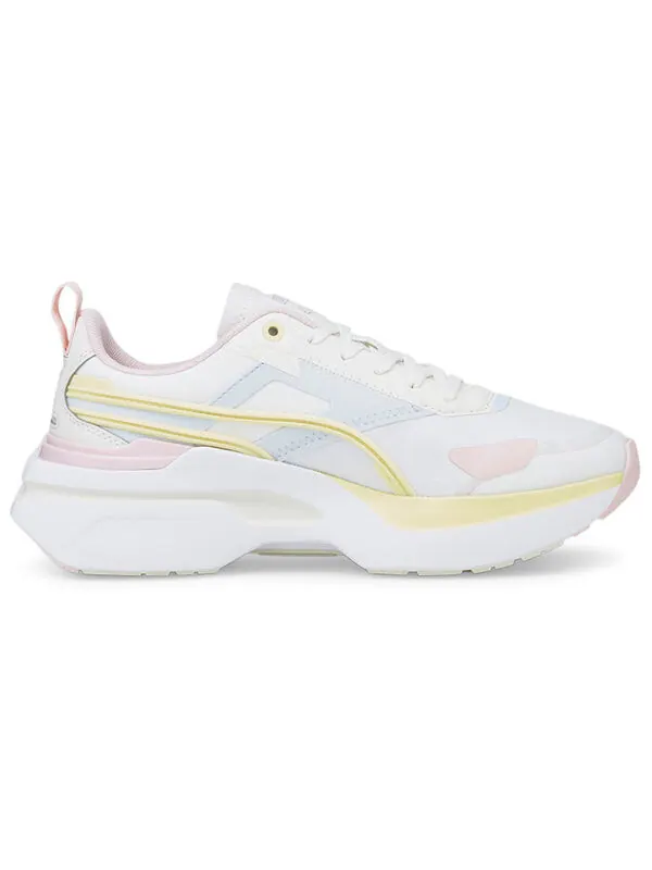 Кроссовки kosmo rider pastel 'white arctic ice' Puma — изображение 2 из 4, белый/желтый/розовый