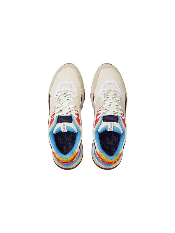 Кроссовки mirage sport patches 'pristine' Puma — изображение 3 из 4, серый/синий/желтый