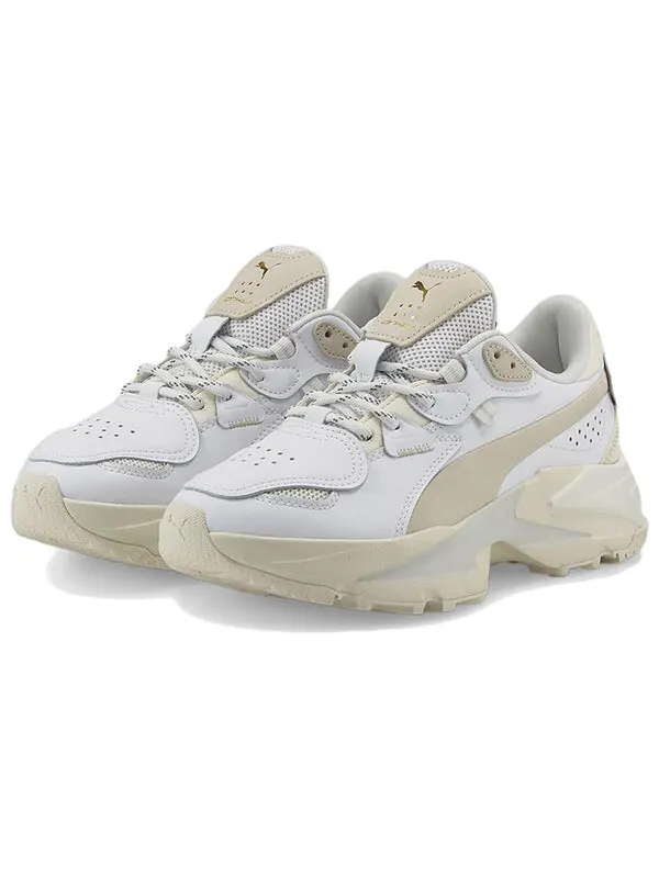 Кроссовки orkid 'b&w - white marshmallow' Puma — изображение 3 из 4, белый/хаки