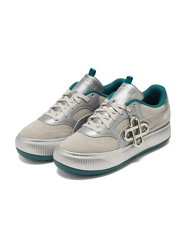 Кроссовки pronounce x suede mayu 2 'silver ultra violet' Puma — изображение 3 из 4, серебряный