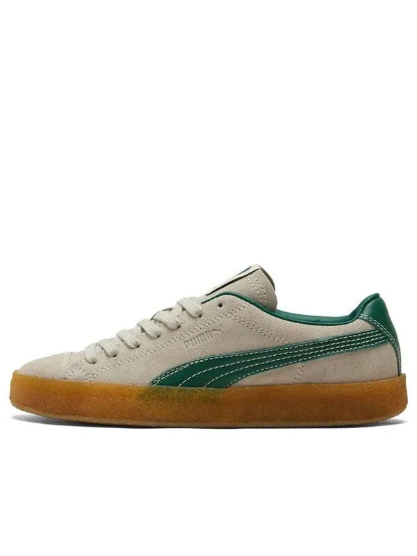 Кроссовки ami x suede crepe 'pristine' Puma — изображение 1 из 4, белый/зеленый