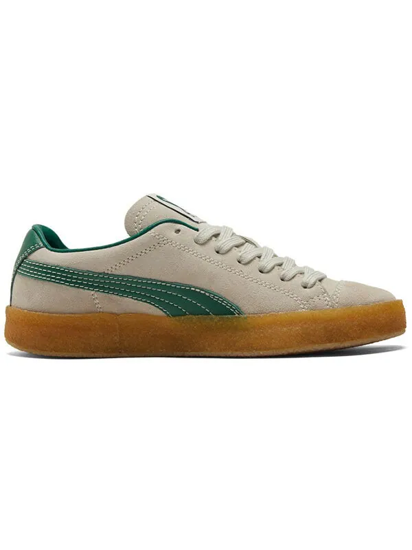 Кроссовки ami x suede crepe 'pristine' Puma — изображение 2 из 4, белый/зеленый