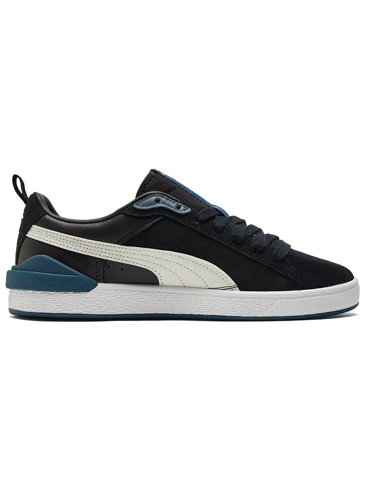 Кеды PUMA Unisex Suede Bloc Sneakers Black — изображение 2 из 5, черный
