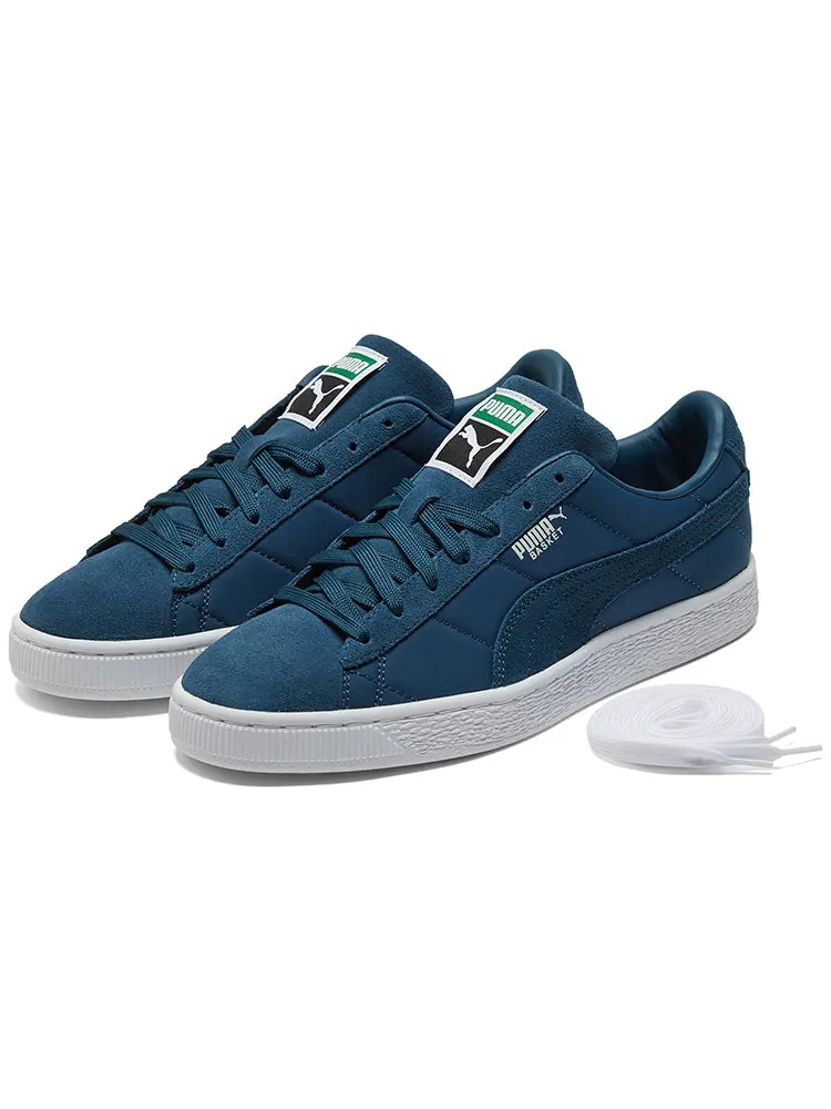 Кеды PUMA Unisex Basket Sneakers Blue — изображение 3 из 6, синий