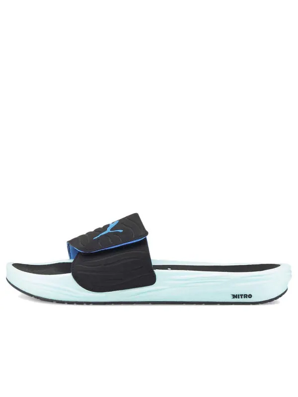 Тапочки nitrocat v 'black blue' Puma — изображение 1 из 4, черный/синий