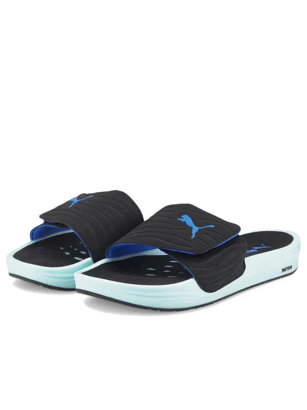 Тапочки nitrocat v 'black blue' Puma — изображение 2 из 4, черный/синий