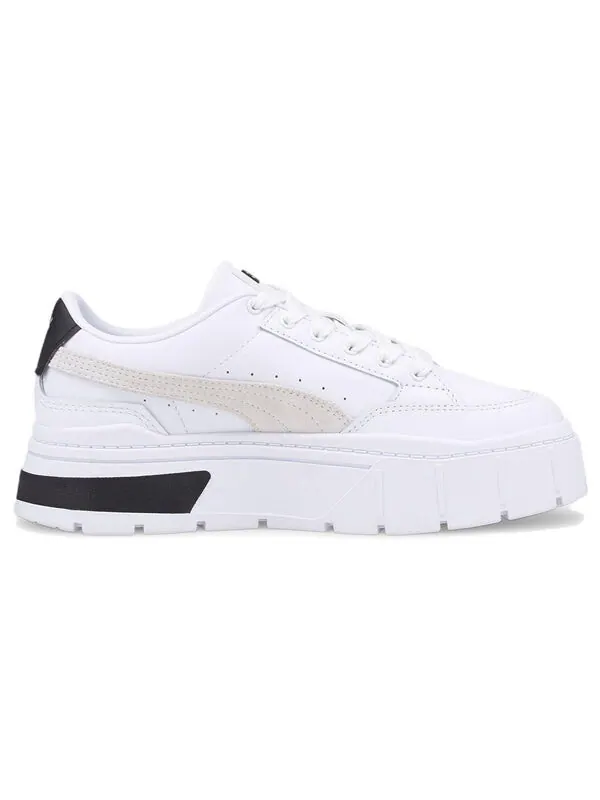 Кроссовки mayze stack 'white vaporous grey' Puma — изображение 2 из 4, белый