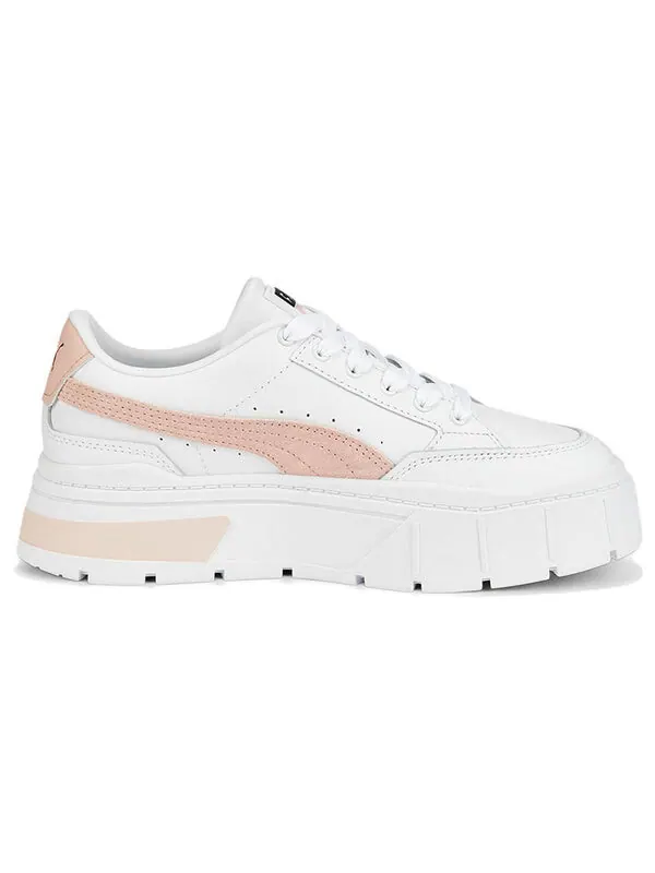 Кроссовки mayze stack 'white rose quartz' Puma — изображение 2 из 4, белый/розовый