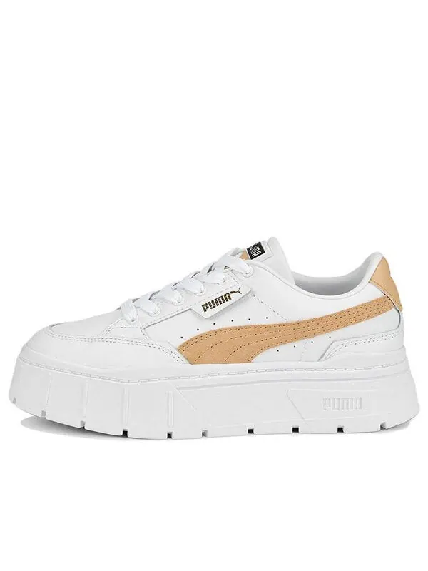 Кроссовки mayze stack 'white light sand' Puma — изображение 1 из 4, белый