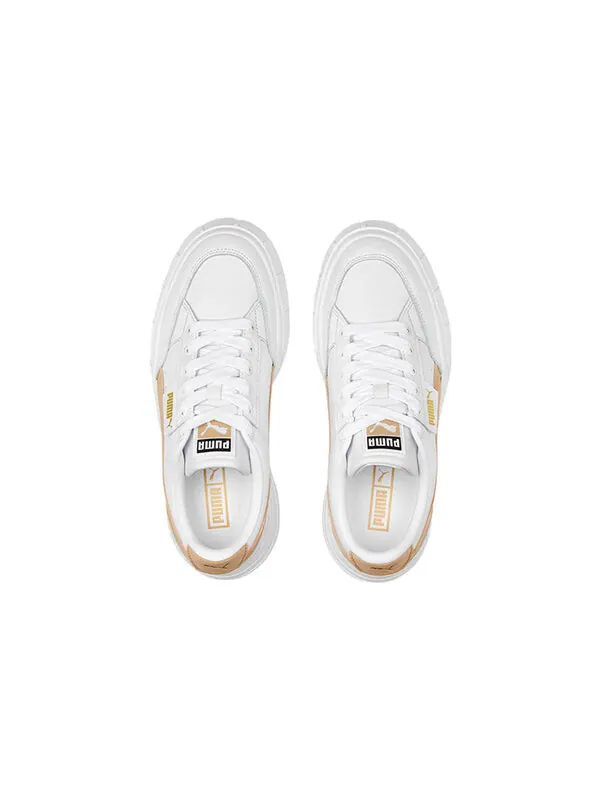 Кроссовки mayze stack 'white light sand' Puma — изображение 4 из 4, белый