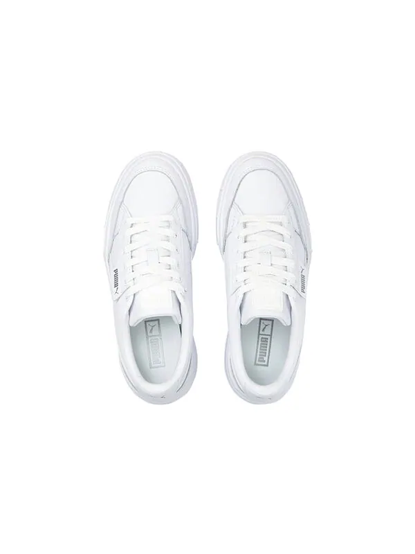 Кроссовки mayze stack leather 'triple white' Puma — изображение 3 из 4, белый