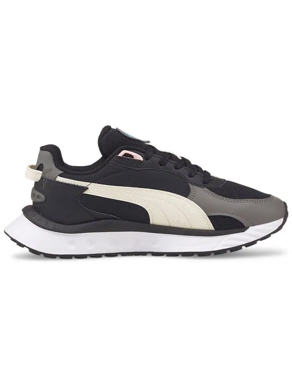 Кроссовки wild rider downtown 'black ivory' Puma — изображение 2 из 4, черный/белый/серый