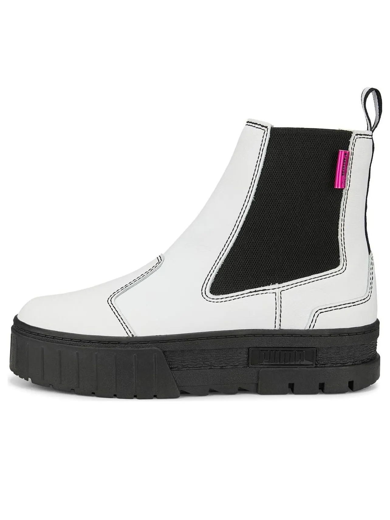 Кроссовки (WMNS) PUMA Mayze Pop Chelsea Boots 'White Black' — изображение 1 из 6, белый