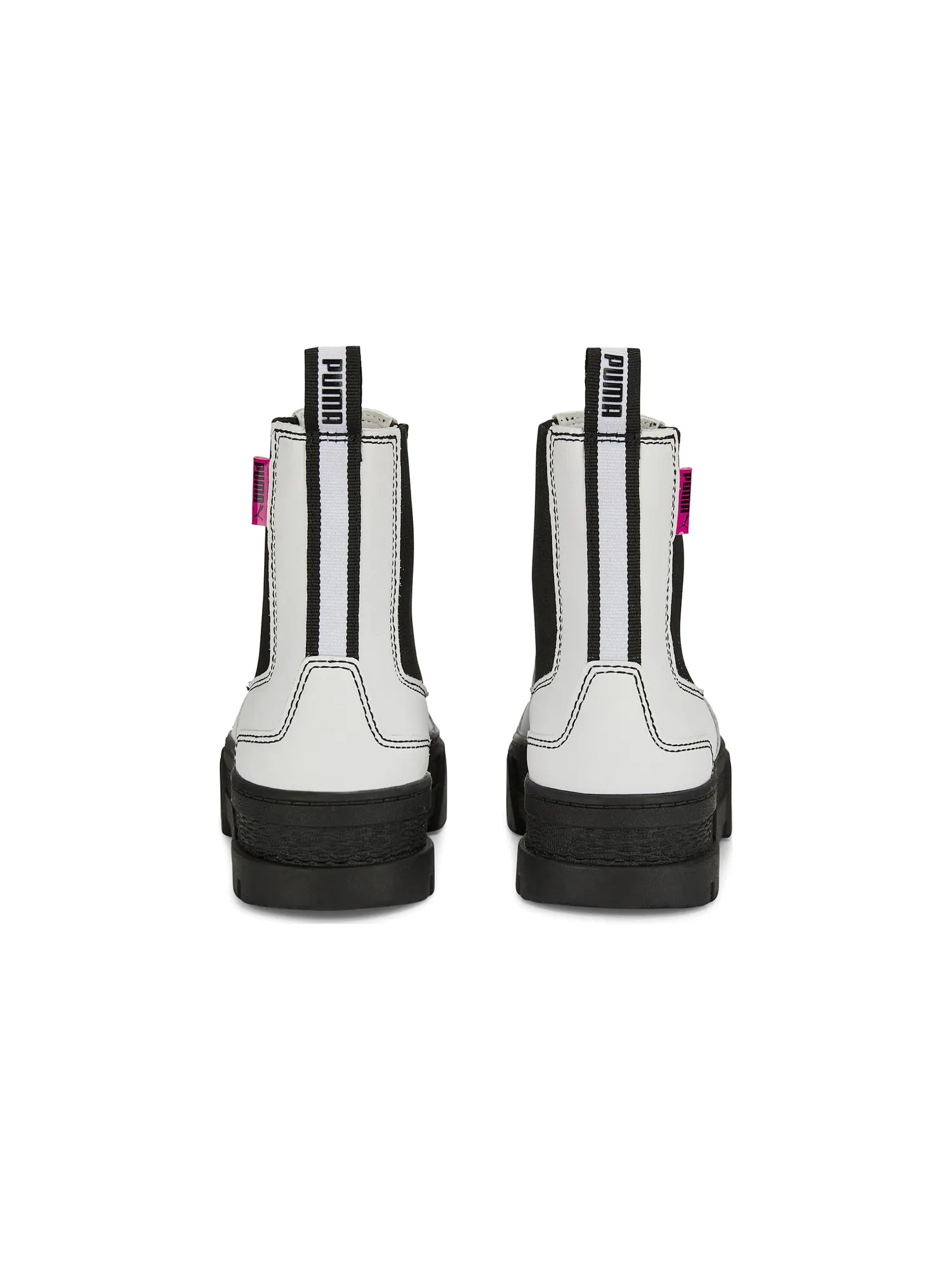 Кроссовки (WMNS) PUMA Mayze Pop Chelsea Boots 'White Black' — изображение 5 из 6, белый