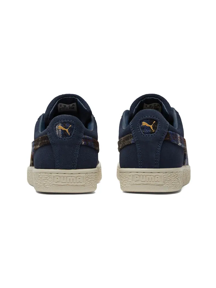 Кеды PUMA Unisex Suede Classic Flannel Sneakers Blue — изображение 6 из 7, синий