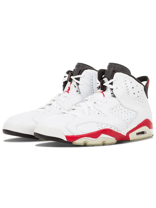 Кроссовки 6 ретро Air Jordan — изображение 2 из 4, белый/красный-черный