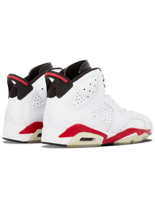Кроссовки 6 ретро Air Jordan — изображение 3 из 4, белый/красный-черный