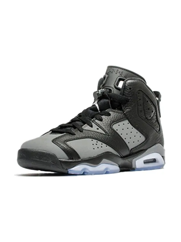 Кроссовки 6 ретро Air Jordan — изображение 2 из 4, черный/белый-серый