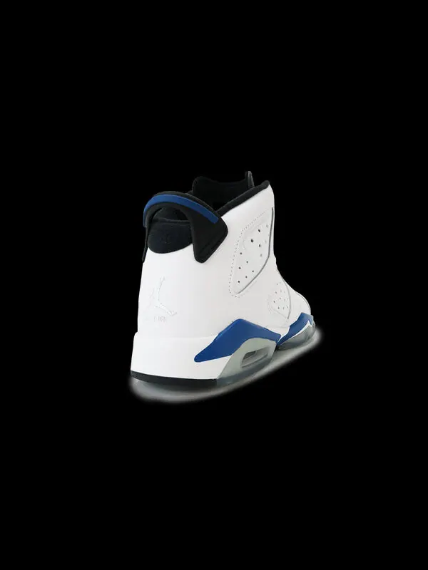 Кроссовки 6 ретро Air Jordan — изображение 4 из 4, белый/синий-черный