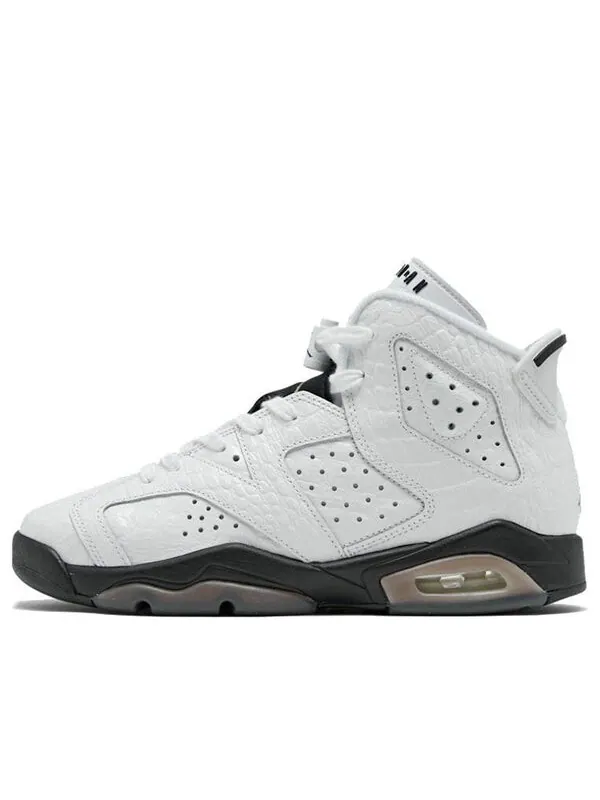 Кроссовки 6 ретро Air Jordan — изображение 1 из 4, белый/черный