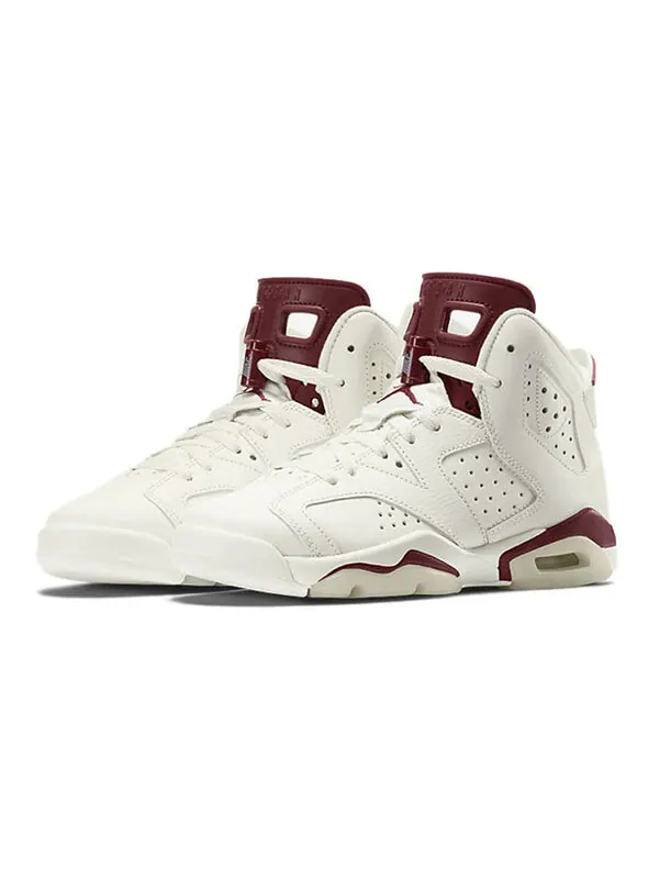 Кроссовки 6 ретро Air Jordan — изображение 3 из 4, белый