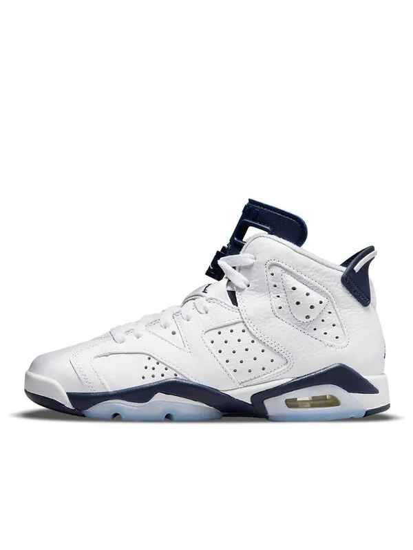 Кроссовки 6 ретро Air Jordan — изображение 1 из 4, белый/темно-синий