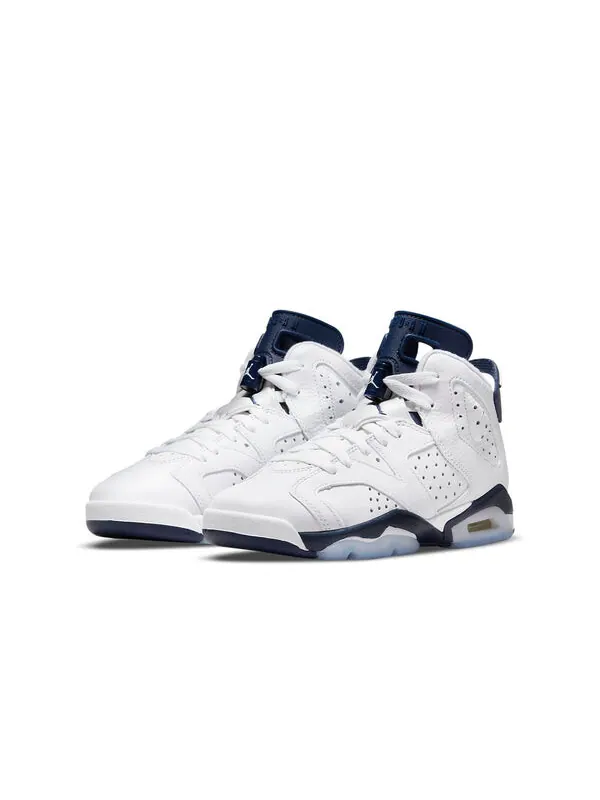 Кроссовки 6 ретро Air Jordan — изображение 3 из 4, белый/темно-синий