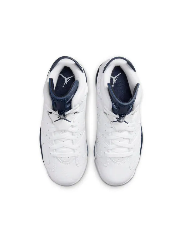 Кроссовки 6 ретро Air Jordan — изображение 4 из 4, белый/темно-синий